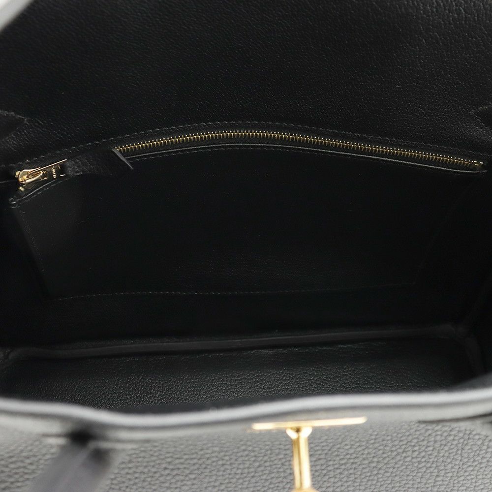 エルメス バーキン30 ブラック/ゴールド金具 トゴ K刻印 HERMES Birkin ハンドバッグ 黒
