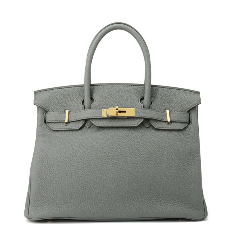 エルメス バーキン30 ヴェールアマンド/ゴールド金具 トゴ D刻印 HERMES Birkin ハンドバッグ