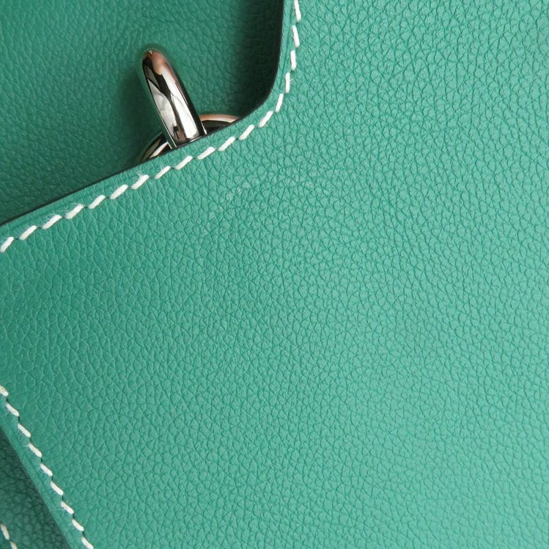 エルメス サック ロウリス ルリ 23 ヴェールヴェルティゴ/シルバー金具 エバーカラー A刻印