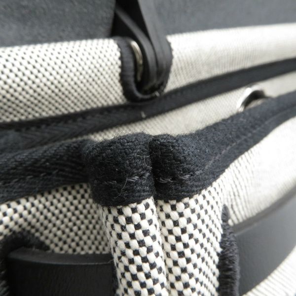 エルメス エールバッグジップPM ペガサスポップ ブラック/ブルーインディゴ/エクリュ/シルバー金具 トワルアッシュ/ヴァッシュハンター Y刻印 黒