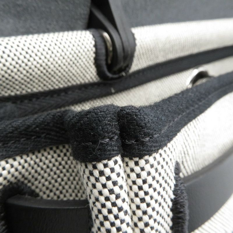 エルメス エールバッグジップPM ペガサスポップ ブラック/ブルーインディゴ/エクリュ/シルバー金具 トワルアッシュ/ヴァッシュハンター Y刻印 黒