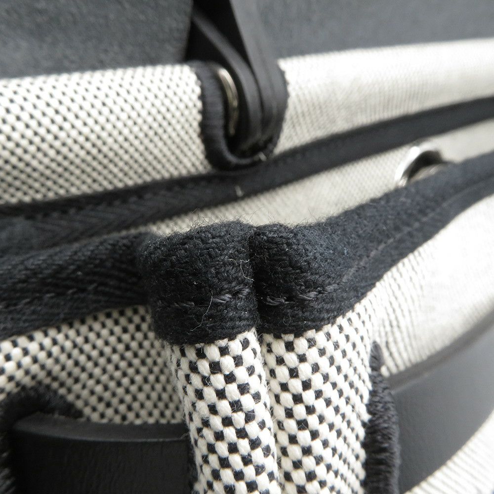 エルメス エールバッグジップPM ペガサスポップ ブラック/ブルーインディゴ/エクリュ/シルバー金具 トワルアッシュ/ヴァッシュハンター Y刻印 黒