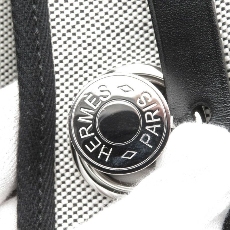 エルメス エールバッグジップPM ペガサスポップ ブラック/ブルーインディゴ/エクリュ/シルバー金具 トワルアッシュ/ヴァッシュハンター Y刻印 黒