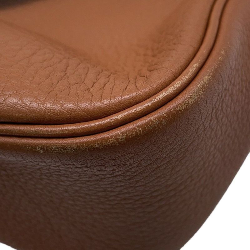 エルメス ショルダーバッグ クリスティーヌ コニャック/シルバー金具 トリヨンクレマンス 〇Z刻印 HERMES バッグ