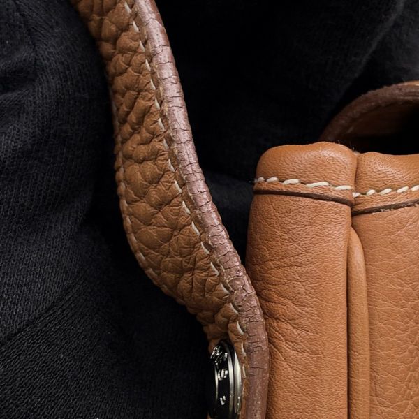 エルメス ショルダーバッグ クリスティーヌ コニャック/シルバー金具 トリヨンクレマンス 〇Z刻印 HERMES バッグ