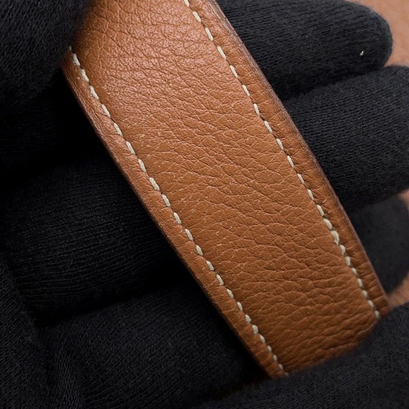 エルメス ショルダーバッグ クリスティーヌ コニャック/シルバー金具 トリヨンクレマンス 〇Z刻印 HERMES バッグ