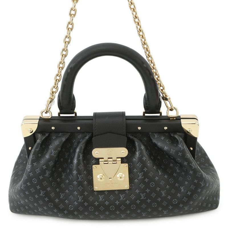 ルイヴィトン ハンドバッグ ナノグラム モノグラムクラッチ M22326 LOUIS VUITTON クラッチバッグ 黒 ブラック