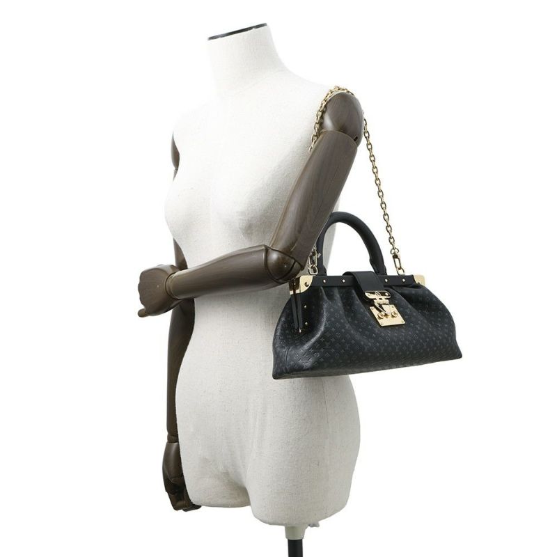 ルイヴィトン ハンドバッグ ナノグラム モノグラムクラッチ M22326 LOUIS VUITTON クラッチバッグ 黒 ブラック