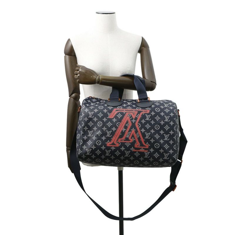 ルイヴィトン ボストンバッグ モノグラム・インク アップサイドダウン スピーディ・バンドリエール40 M43697 LOUIS VUITTON