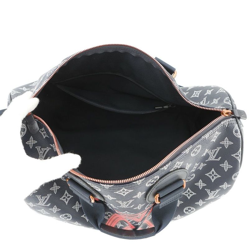 ルイヴィトン ボストンバッグ モノグラム・インク アップサイドダウン スピーディ・バンドリエール40 M43697 LOUIS VUITTON