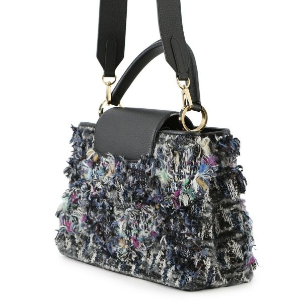 ルイヴィトン ハンドバッグ ツイード カプシーヌMM M56736 LOUIS VUITTON 2wayショルダーバッグ
