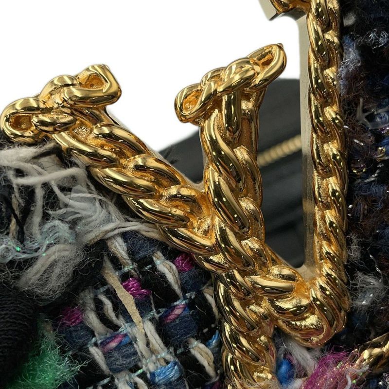 ルイヴィトン ハンドバッグ ツイード カプシーヌMM M56736 LOUIS VUITTON 2wayショルダーバッグ