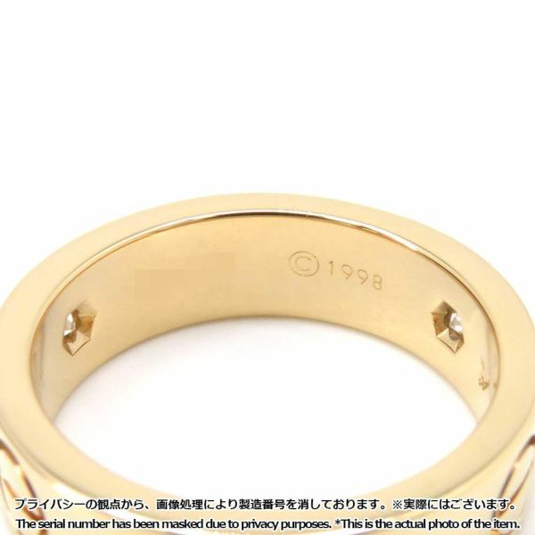 カルティエ リング ラブリング LOVE RING ダイヤモンド 3P 計0.22ct K18YG リングサイズ52 B4032400 Cartier 指輪