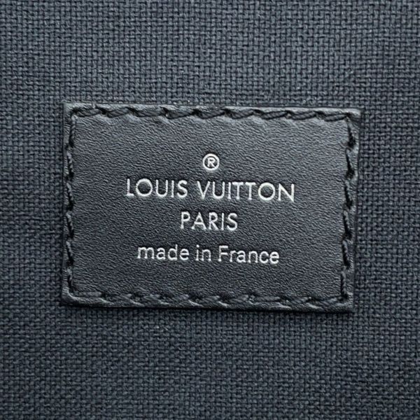 ルイヴィトン リュックサック モノグラム・マカサー クリストファーMM M43735 LOUIS VUITTON バックパック 黒 ブラック
