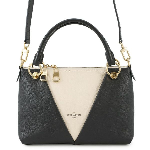 ルイヴィトン ハンドバッグ モノグラム・アンプラント V トート BB M44418 ヴィトン 2wayショルダー ブラック 黒