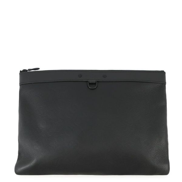 ルイヴィトン クラッチバッグ モノグラム・シャドウ ポシェット・ディスカバリー M62903 黒 ブラック メンズ 2018年秋冬