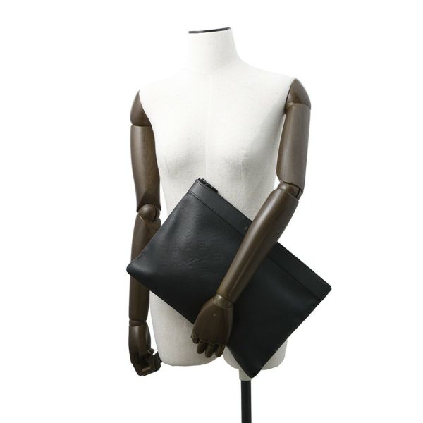 ルイヴィトン クラッチバッグ モノグラム・シャドウ ポシェット・ディスカバリー M62903 黒 ブラック メンズ 2018年秋冬