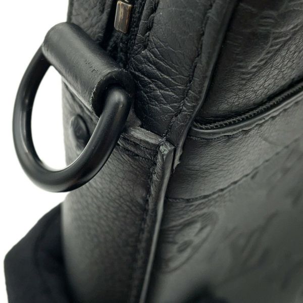 ルイヴィトン ショルダーバッグ モノグラム・シャドウ トリオ・メッセンジャー M46602 LOUIS VUITTON ブラック 黒