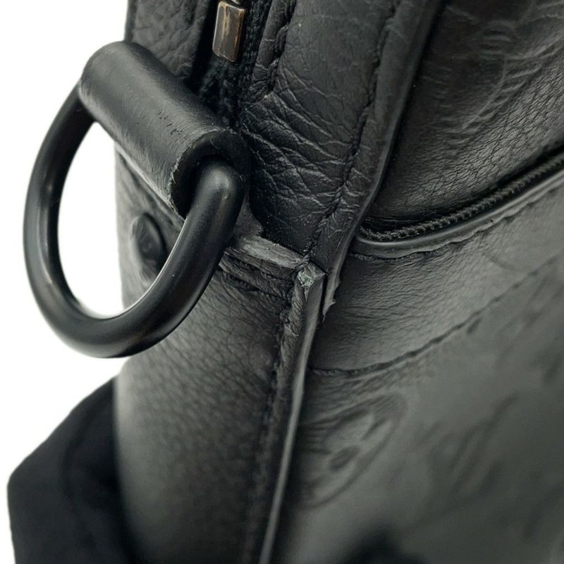 ルイヴィトン ショルダーバッグ モノグラム・シャドウ トリオ・メッセンジャー M46602 LOUIS VUITTON ブラック 黒