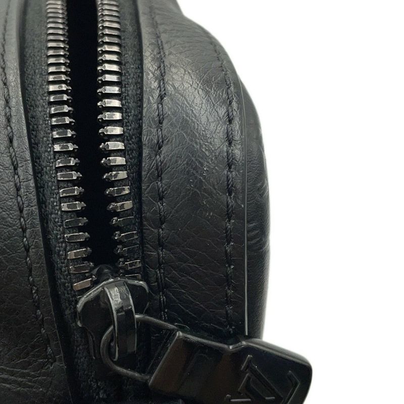 ルイヴィトン ショルダーバッグ モノグラム・シャドウ トリオ・メッセンジャー M46602 LOUIS VUITTON ブラック 黒