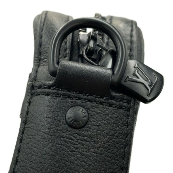 ルイヴィトン ショルダーバッグ モノグラム・シャドウ トリオ・メッセンジャー M46602 LOUIS VUITTON ブラック 黒