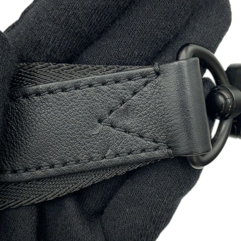 ルイヴィトン ショルダーバッグ モノグラム・シャドウ トリオ・メッセンジャー M46602 LOUIS VUITTON ブラック 黒