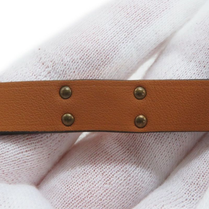 エルメス ブレスレット ケリー ドゥブルトゥール ブラック/ピンクゴールド金具 スイフト Z刻印 サイズT2 HERMES 黒