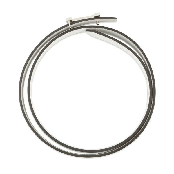 エルメス ベルト Hリバーシブル エトゥープ/ホワイト/シルバー金具 スイフト/エプソン W刻印 レディースサイズ70