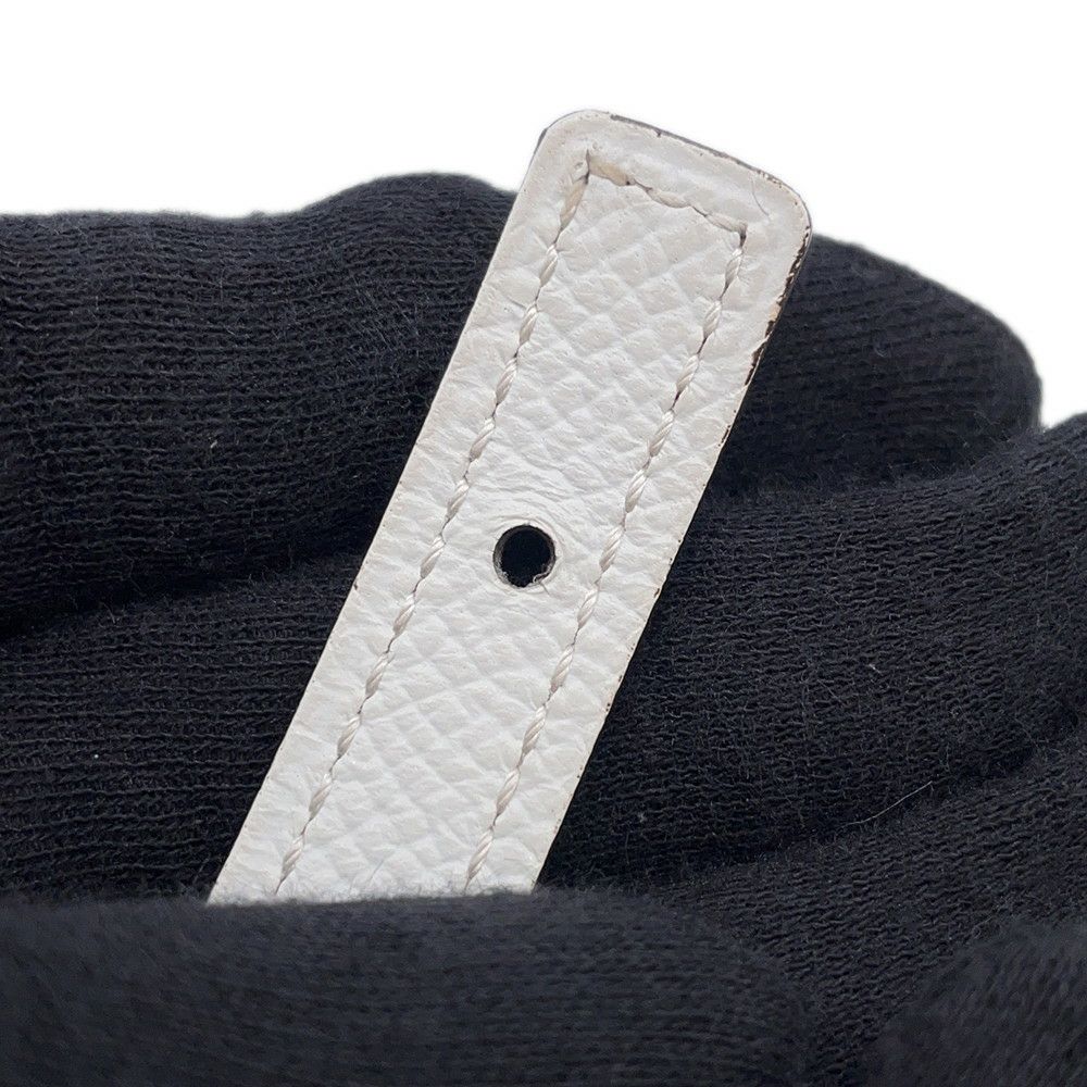 エルメス ベルト Hリバーシブル エトゥープ/ホワイト/シルバー金具 スイフト/エプソン W刻印 レディースサイズ70