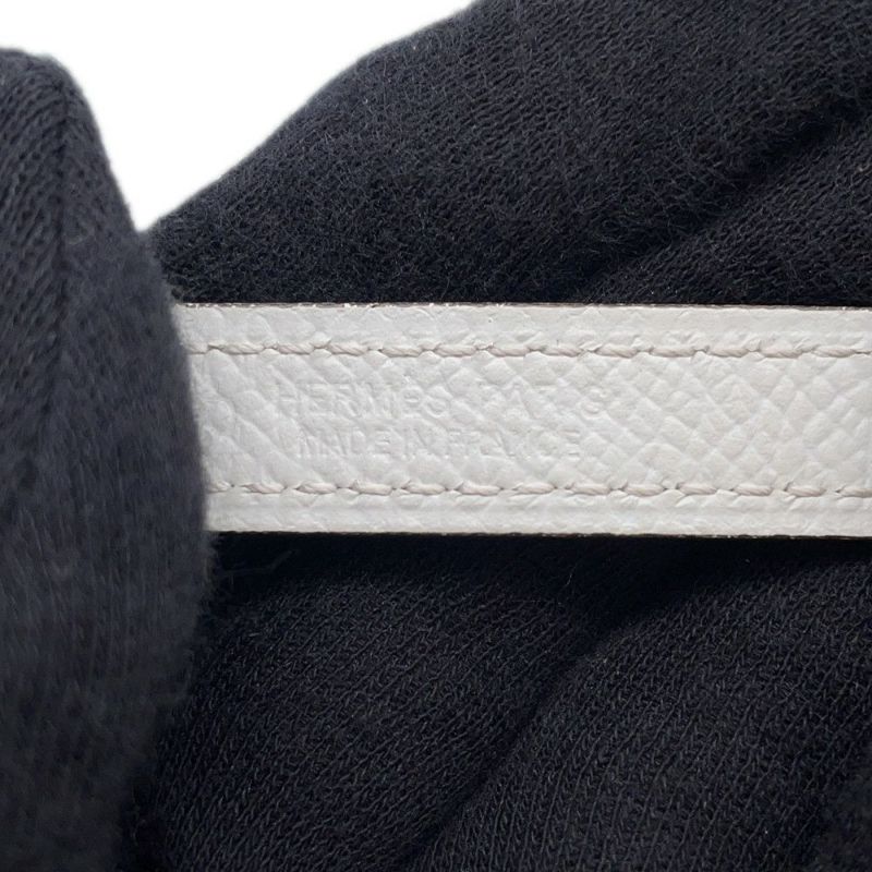 エルメス ベルト Hリバーシブル エトゥープ/ホワイト/シルバー金具 スイフト/エプソン W刻印 レディースサイズ70