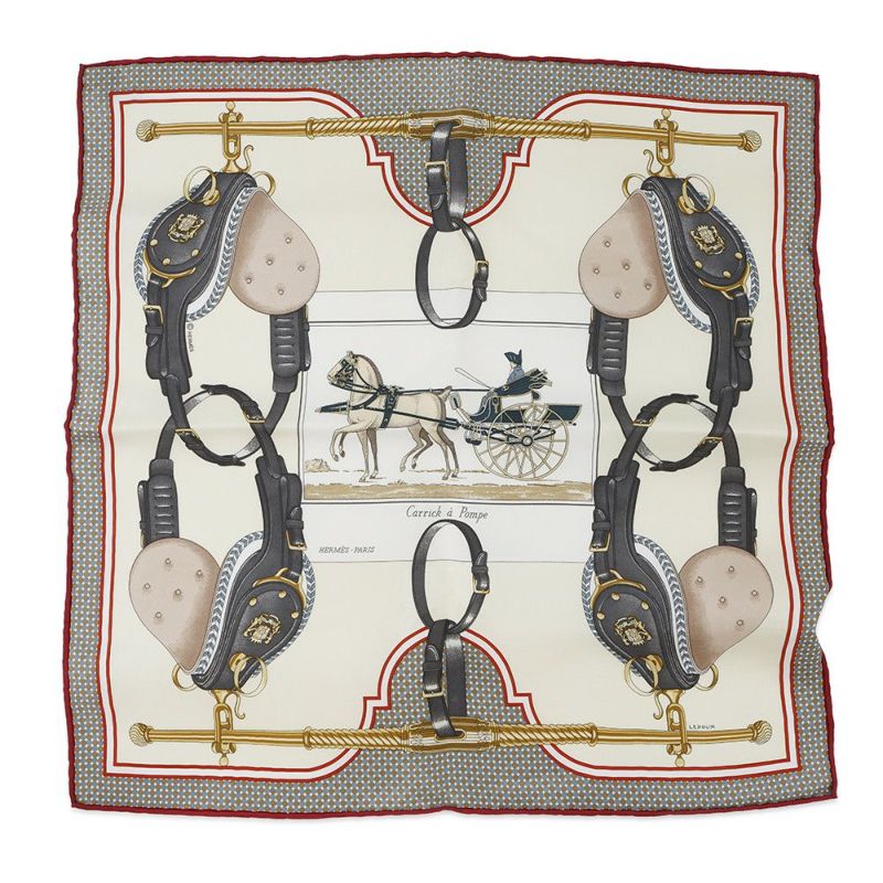 エルメス スカーフ カレ45 ガヴロッシュ カリック・ア・ポンプ HERMES シルク 2025年春夏