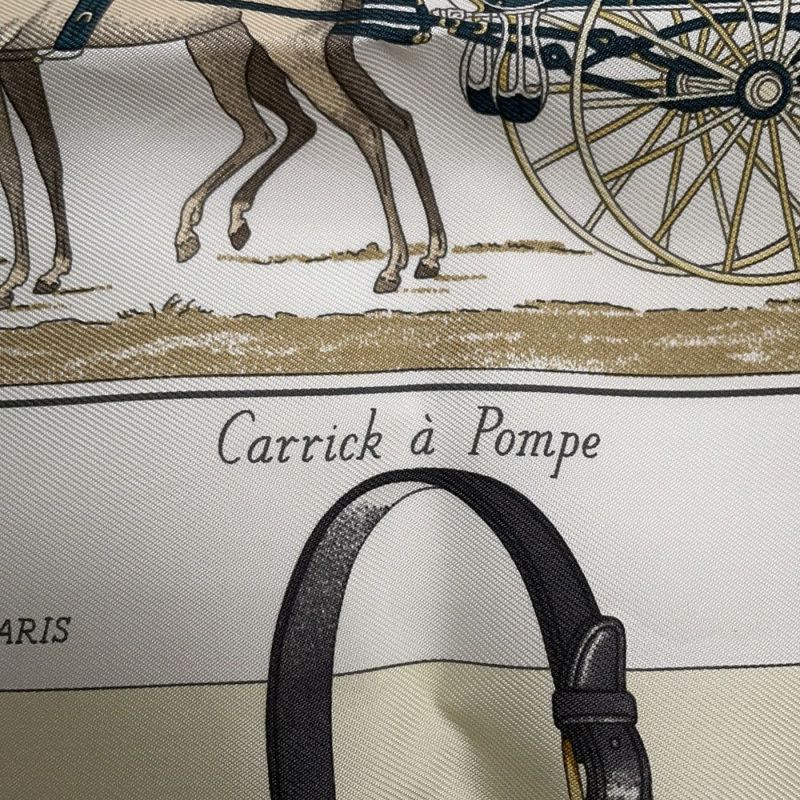 エルメス スカーフ カレ45 ガヴロッシュ カリック・ア・ポンプ HERMES シルク 2025年春夏