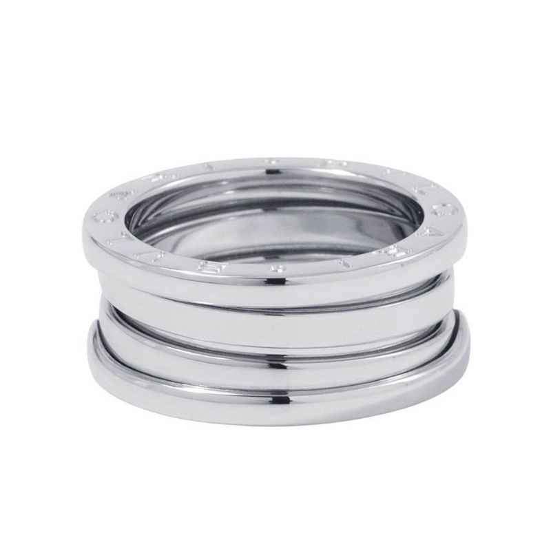 ブルガリ リング ビーゼロワン B-zero1 2バンド K18WGホワイトゴールド リングサイズ52 指輪 ジュエリー