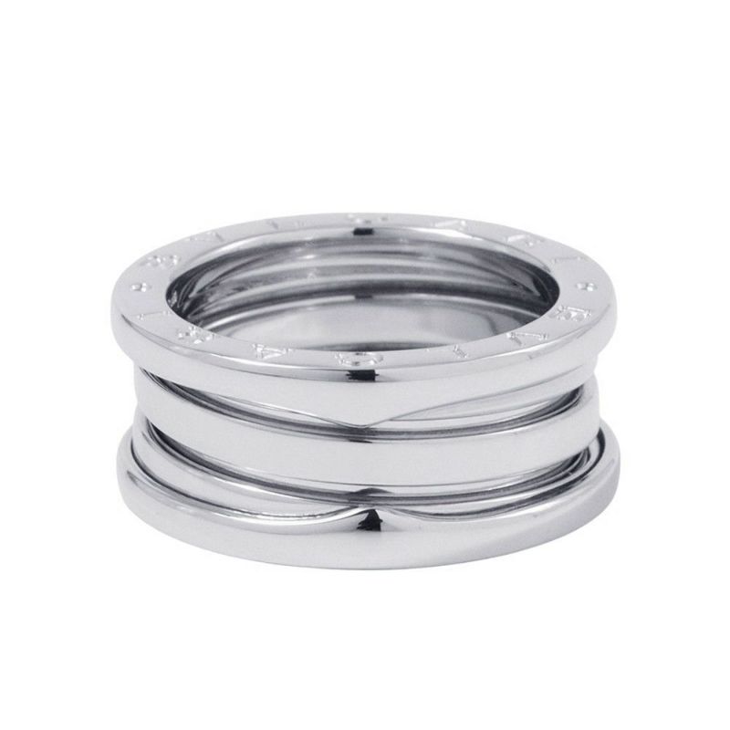 ブルガリ リング ビーゼロワン B-zero1 2バンド K18WGホワイトゴールド リングサイズ52 指輪 ジュエリー