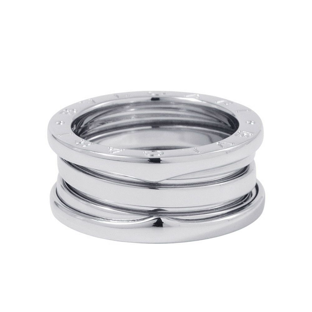 ブルガリ リング ビーゼロワン B-zero1 2バンド K18WGホワイトゴールド リングサイズ52 指輪 ジュエリー