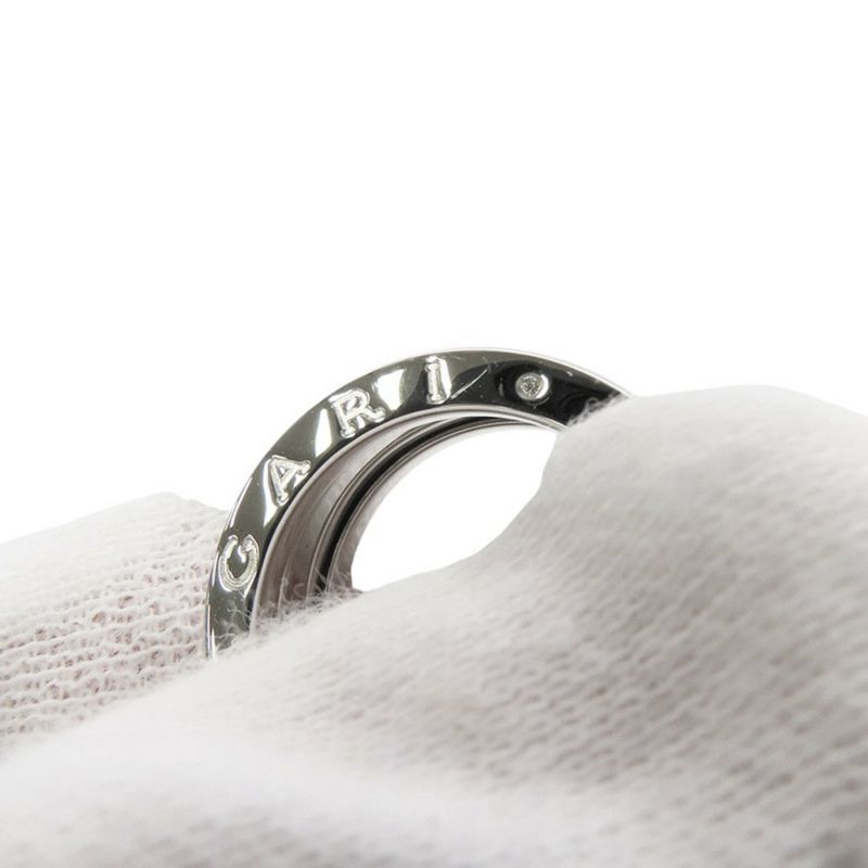 ブルガリ リング ビーゼロワン B-zero1 2バンド K18WGホワイトゴールド リングサイズ52 指輪 ジュエリー