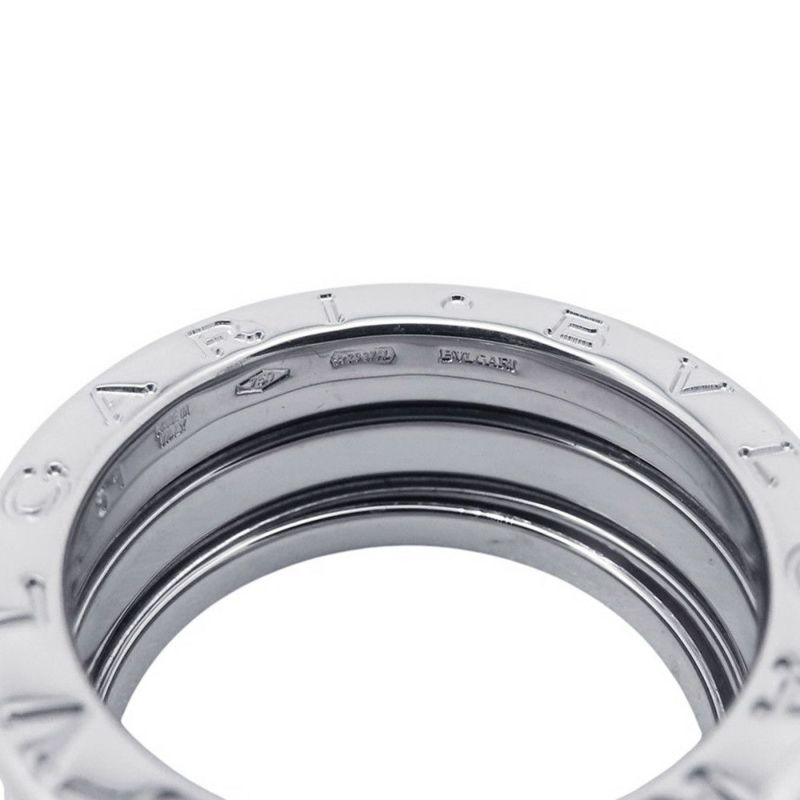 ブルガリ リング ビーゼロワン B-zero1 2バンド K18WGホワイトゴールド リングサイズ52 指輪 ジュエリー