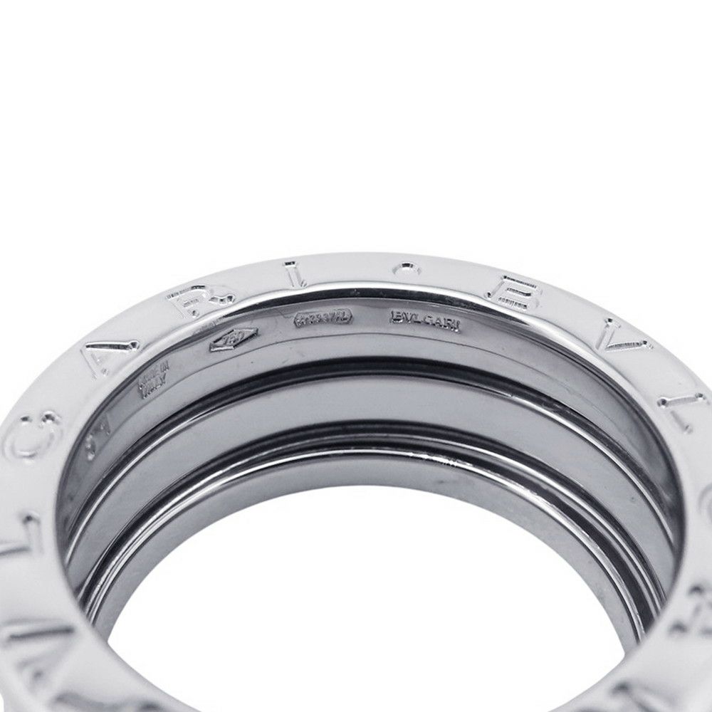 ブルガリ リング ビーゼロワン B-zero1 2バンド K18WGホワイトゴールド リングサイズ52 指輪 ジュエリー