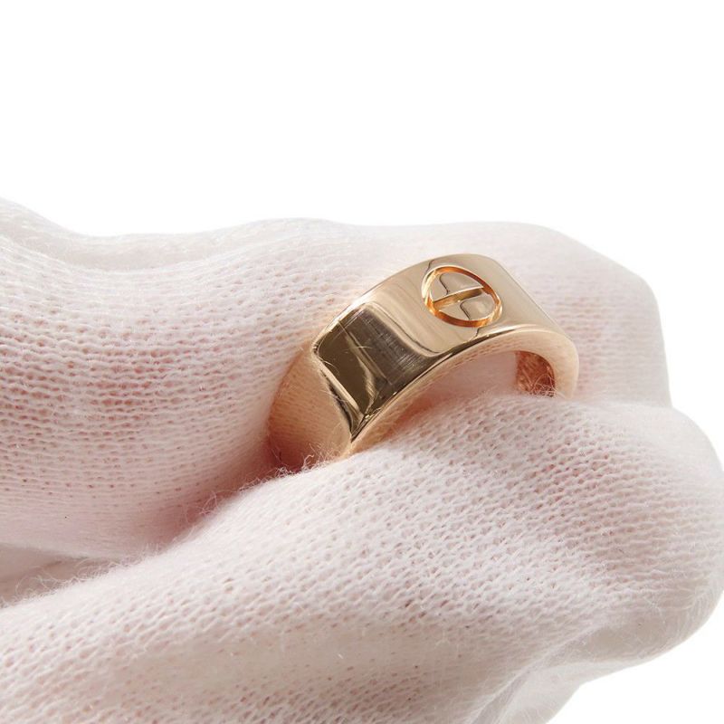 カルティエ ピアス Love フープ イヤリング クラシックモデル ダイヤモンド 2P 計0.15ct K18PGピンクゴールド B8301218 Cartier