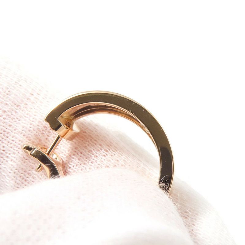 カルティエ ピアス Love フープ イヤリング クラシックモデル ダイヤモンド 2P 計0.15ct K18PGピンクゴールド B8301218 Cartier