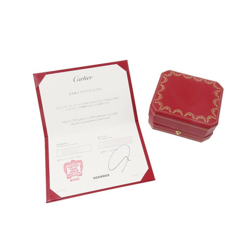 カルティエ ピアス Love フープ イヤリング クラシックモデル ダイヤモンド 2P 計0.15ct K18PGピンクゴールド B8301218 Cartier