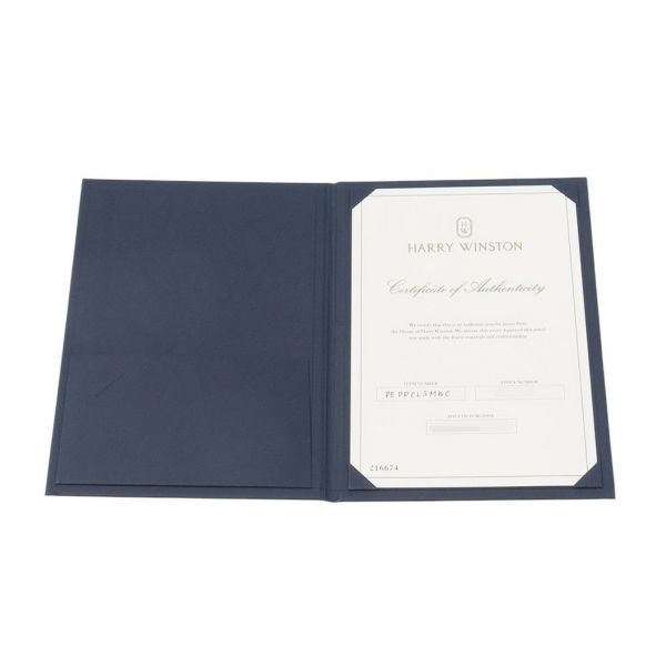 ハリーウィンストン ネックレス ウィンストン・クラスター・ペンダント スモール ダイヤ 5P 計約1.00ct Pt950プラチナ PEDPCLSMWC