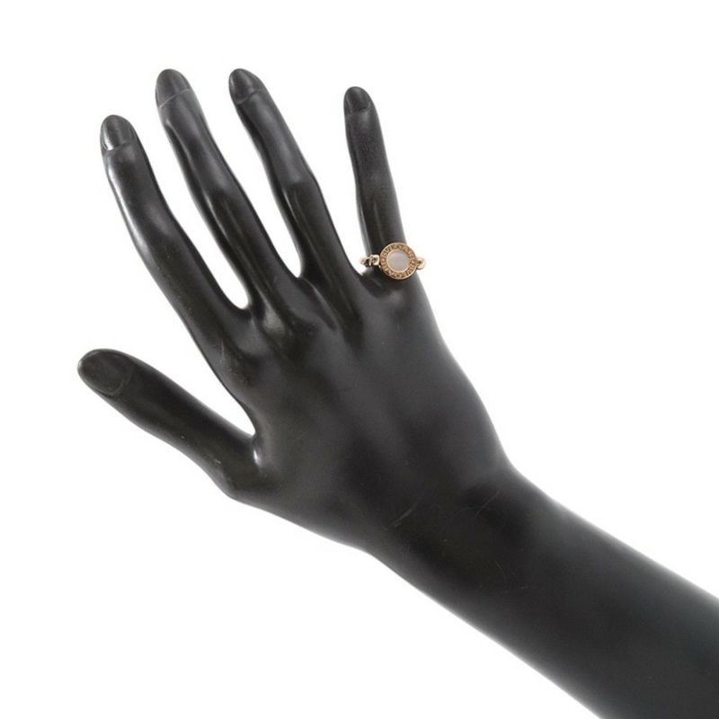 ブルガリ リング ブルガリ・ブルガリ フリップリング オニキス マザーオブパール K18PGピンクゴールド サイズ49 347769 BVLGARI 指輪