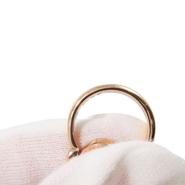 ブルガリ リング ブルガリ・ブルガリ フリップリング オニキス マザーオブパール K18PGピンクゴールド サイズ49 347769 BVLGARI 指輪