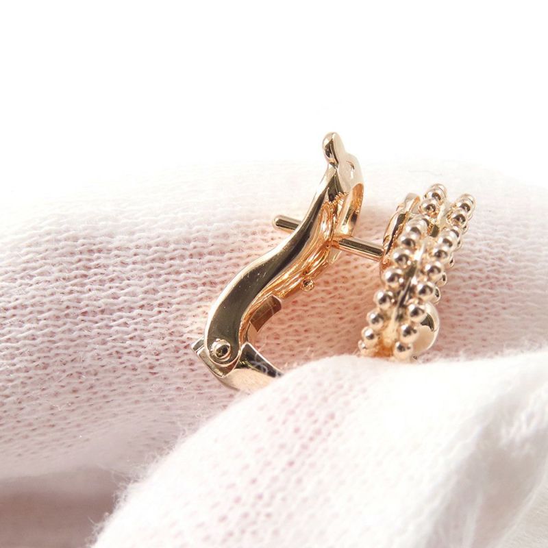 ヴァンクリーフ&アーペル ピアス ヴィンテージ アルハンブラ イヤリング ダイヤモンド 24P 0.96ct K18PGピンクゴールド VCARP2R500