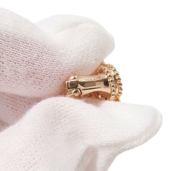 ヴァンクリーフ&アーペル ピアス ヴィンテージ アルハンブラ イヤリング ダイヤモンド 24P 0.96ct K18PGピンクゴールド VCARP2R500