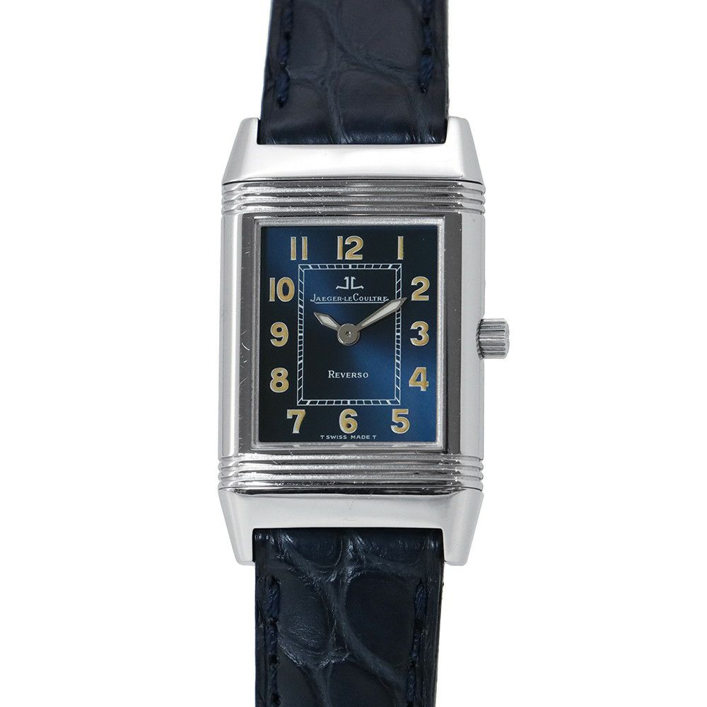 ジャガールクルト レベルソ レディ 260.8.08 JAEGER-LECOULTRE 腕時計 ブルー文字盤