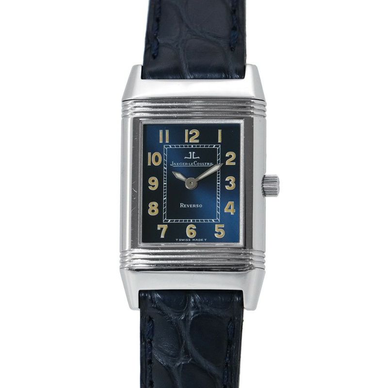 ジャガールクルト レベルソ レディ 260.8.08 JAEGER-LECOULTRE 腕時計 ブルー文字盤