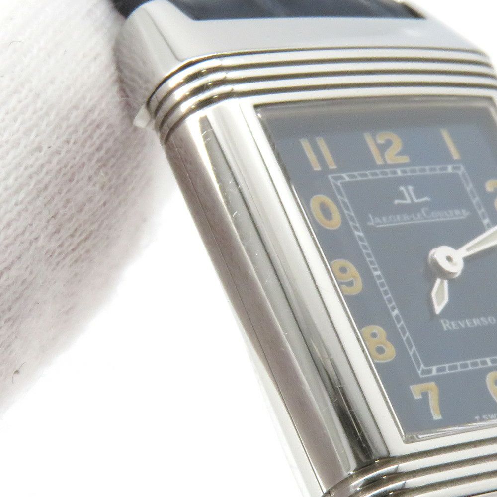 ジャガールクルト レベルソ レディ 260.8.08 JAEGER-LECOULTRE 腕時計 ブルー文字盤