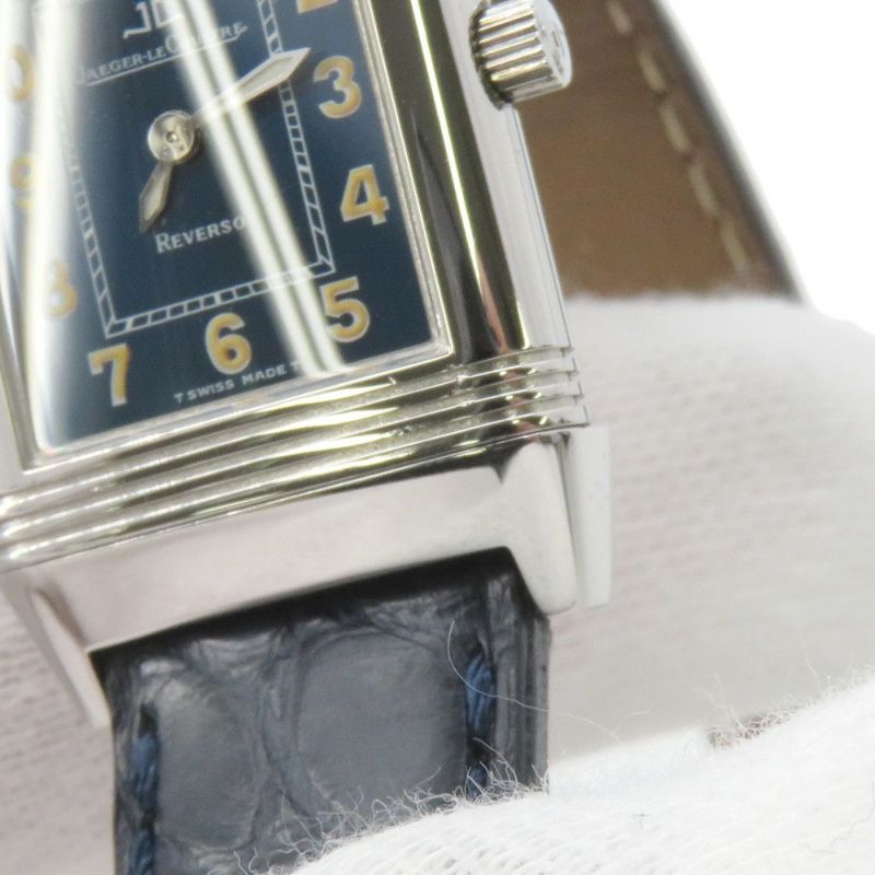 ジャガールクルト レベルソ レディ 260.8.08 JAEGER-LECOULTRE 腕時計 ブルー文字盤